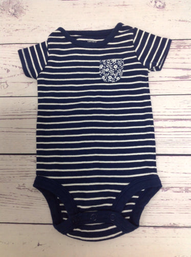 Carters Navy Print Top