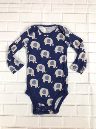 Carters Navy Print Top
