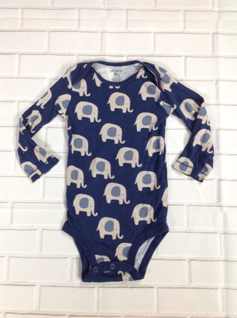 Carters Navy Print Top