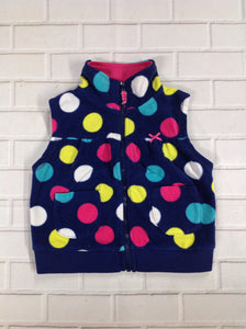 Carters Navy Print Vest