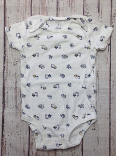 Carters OFF-WHITE & BLUE Top