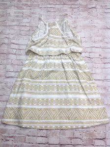Carters OFF WHITE & GOLD Dress
