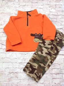Carters ORANGE & BROWN 2 PC Outfit