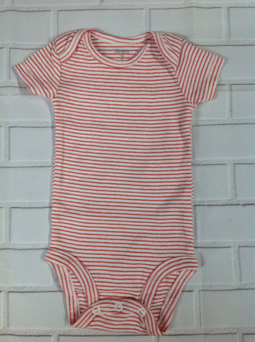 Carters ORANGE & WHITE Onesie
