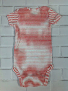 Carters ORANGE & WHITE Onesie