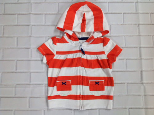 Carters ORANGE & WHITE Top
