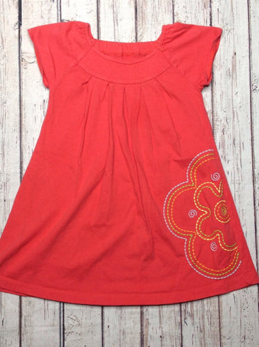 Carters Orange & Blue Dress