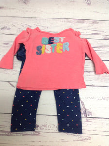 Carters Orange 2 pc Set