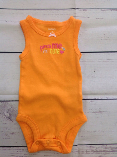 Carters Orange Onesie