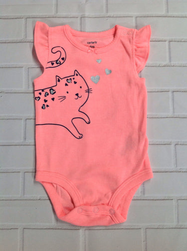 Carters Orange Print Top