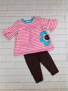 Carters PINK & BROWN 2 PC Outfit