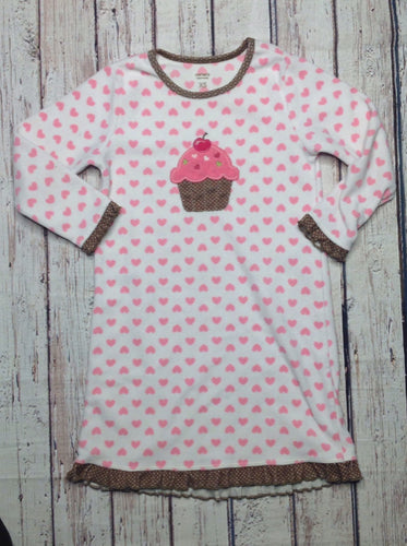 Carters PINK & BROWN CUPCAKES Sleepwear