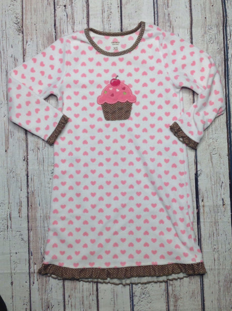 Carters PINK & BROWN CUPCAKES Sleepwear