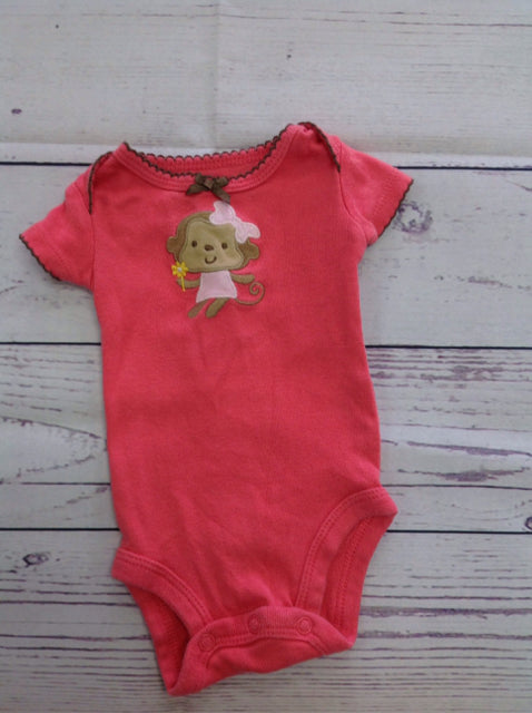 Carters PINK & BROWN Onesie