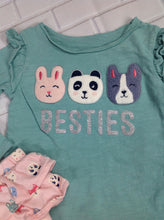 Carters PINK PRINT Animals 2 PC