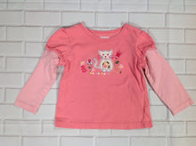 Carters PINK PRINT Cat Top