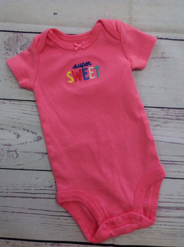 Carters PINK PRINT Onesie