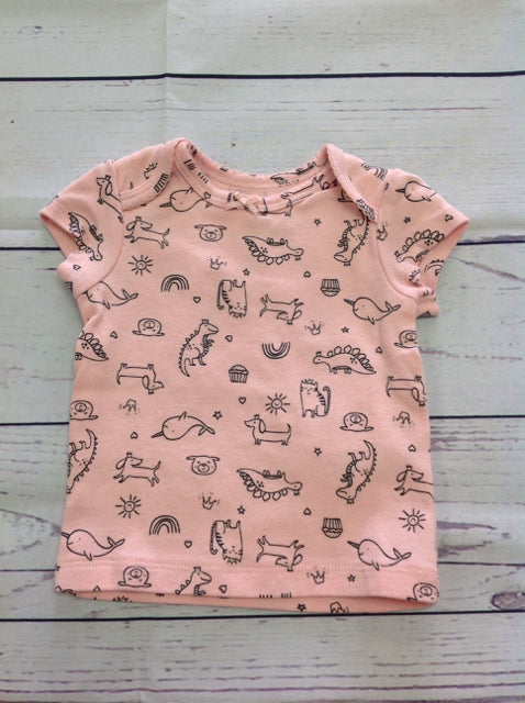 Carters PINK PRINT Top