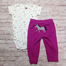 Carters PURPLE & WHITE 2 PC Outfit