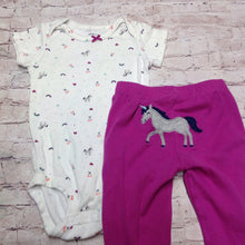 Carters PURPLE & WHITE 2 PC Outfit