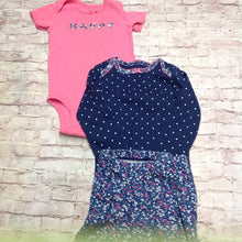 Carters Pink & Blue 3 PC Outfit