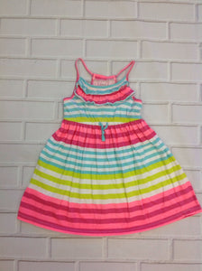 Carters Pink & Blue Dress