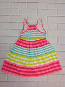 Carters Pink & Blue Dress