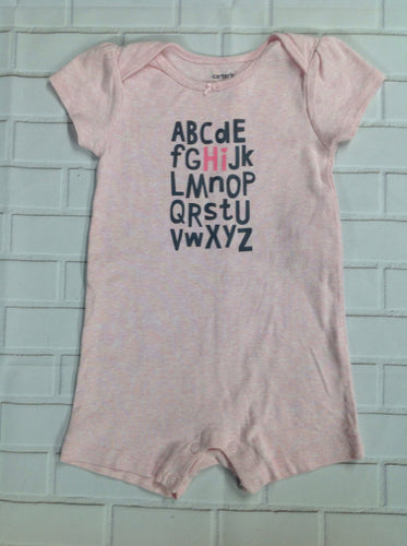 Carters Pink & Gray One Piece