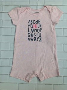Carters Pink & Gray One Piece