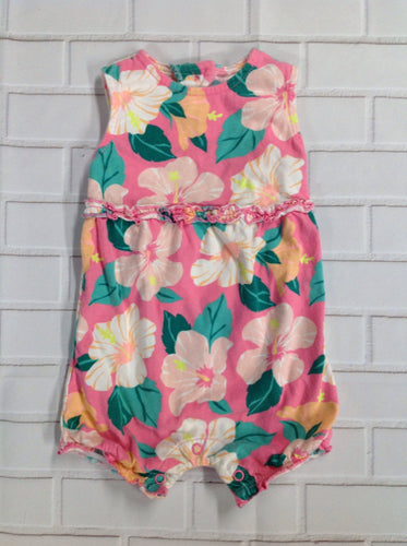 Carters Pink & Green One Piece