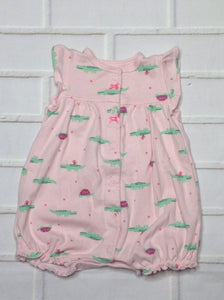 Carters Pink & Green One Piece
