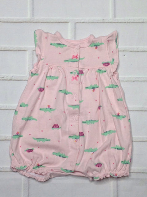 Carters Pink & Green One Piece
