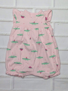 Carters Pink & Green One Piece