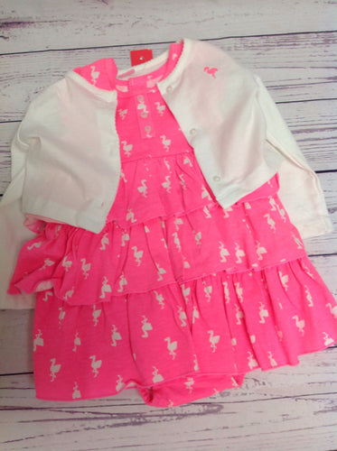 Carters Pink & White 2 PC Outfit
