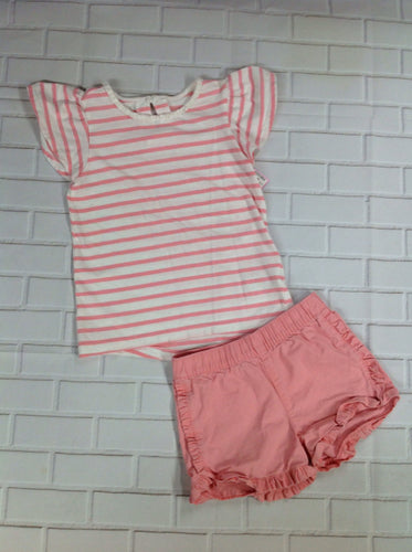 Carters Pink & White 2 pc Set