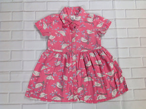Carters Pink & White Dress