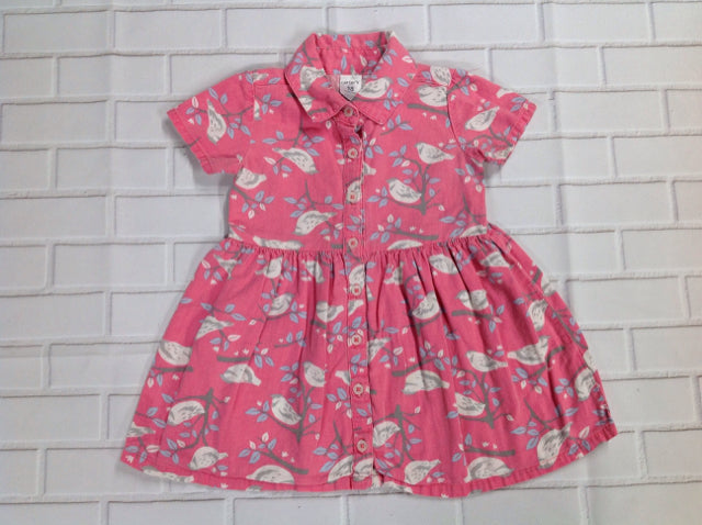 Carters Pink & White Dress