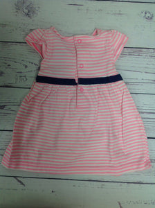 Carters Pink & White Dress
