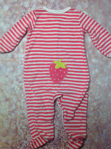 Carters Pink & White One Piece