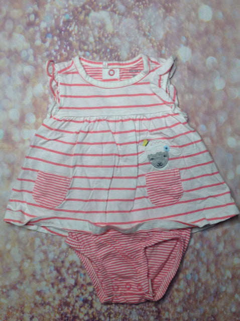 Carters Pink & White One Piece
