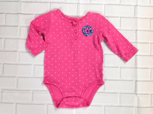 Carters Pink & White Top