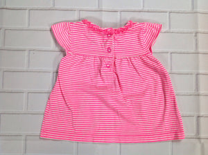 Carters Pink & White Top
