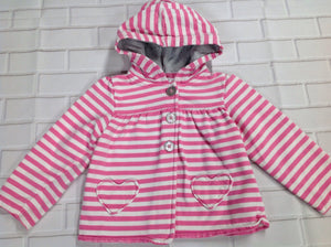 Carters Pink & White Top