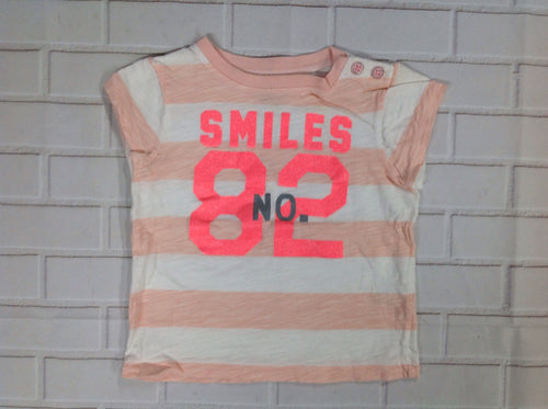 Carters Pink & White Top