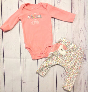 Carters Pink 2 PC Outfit
