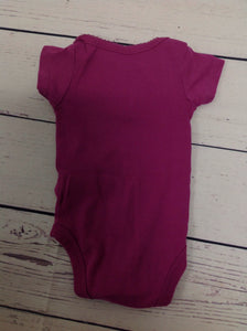 Carters Purple Print Onesie