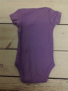 Carters Purple Print Onesie