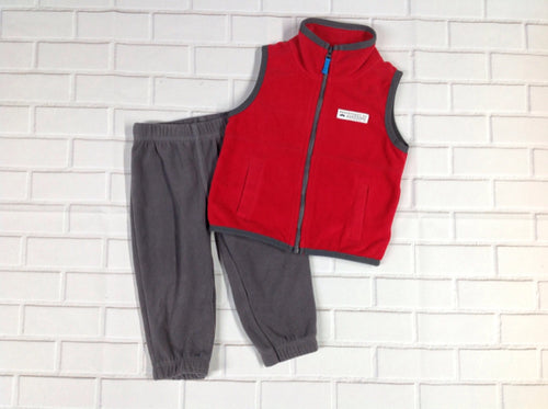 Carters RED & GRAY 2 PC Outfit