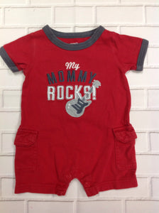 Carters RED & GRAY One Piece