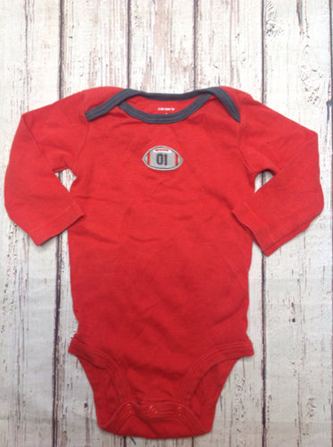 Carters RED & GRAY Top